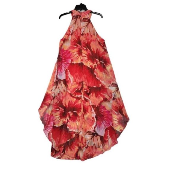 Ashley Stewart Women's Size 14/16 Multicolored Halter Sleeveless Floral COVER - Picture 7 of 9